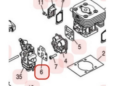 Joint D Admission Pour Moteur Zenoah T159013130