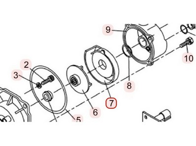 Volute pour pompe à eau Kaaz (200201200)