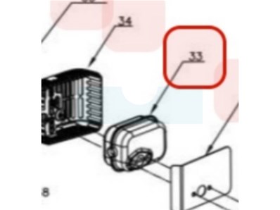 Pot d'échappement pour moteur Y80V (chinois) (TY1910000000)