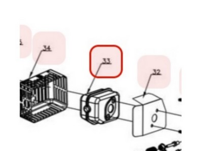 Pot d'échappement pour moteur Y173V (chinois) (TY3910000000)