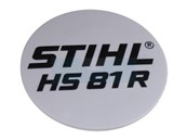 Plaque matricule pour taille-haie Stihl (42379671500)