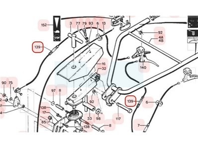 Câble d'embrayage pour motoculteur Sarp / Pubert (0308100001)