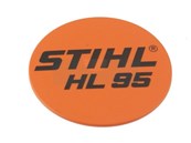 Plaque matricule pour taille-haie sur perche Stihl (42809671508)