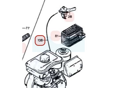 Câble d'accélérateur pour motobineuse Pubert / Sarp (0308040024)