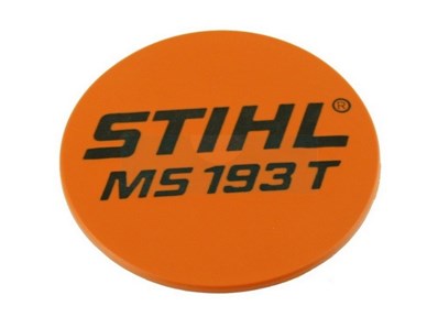 Plaque matricule pour tronçonneuse Stihl (11379671504)