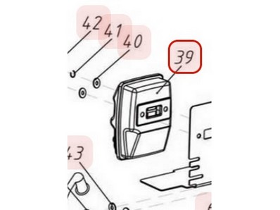 Pot d'échappement pour moteur 1E34F (YP02050010018)