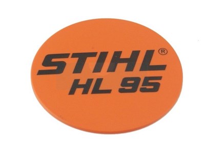 Plaque matricule pour taille-haie sur perche Stihl (42809671508)