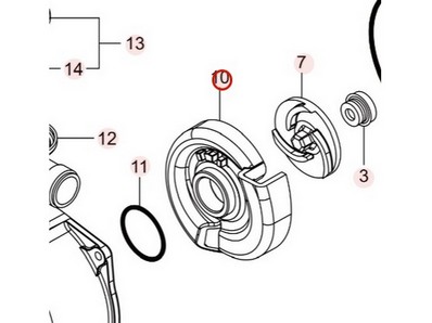 Volute pour pompe à eau Maruyama (246722)