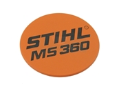 Plaque matricule pour tronçonneuse Stihl (11259671510)