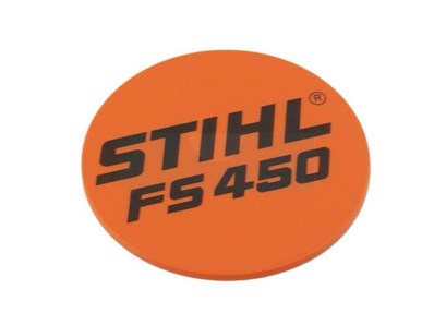 Plaque matricule pour débroussailleuse Stihl (41289671506)