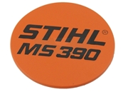 Plaque matricule pour tronçonneuse Stihl (11279671502)